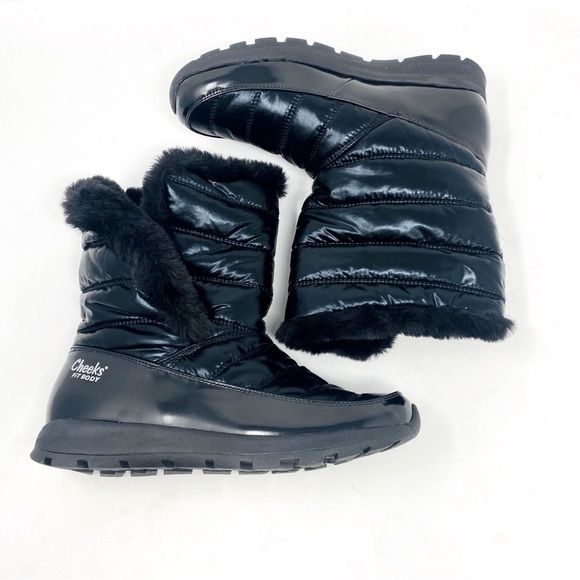 Tony Little Cheeks Water Repellent Puffer Boots Size 7 - Picture 4 of 8